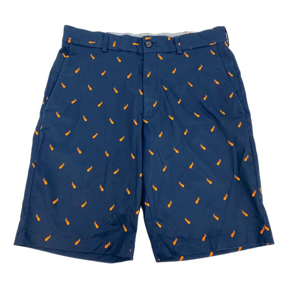 Walter Hagen Blue & Orange Caddy Print Golf Shorts | Size 32